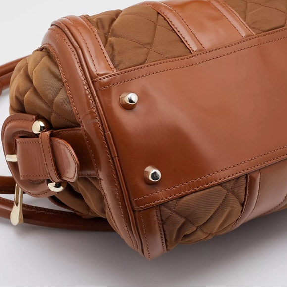 Burberry Nylon and Leather Large Manor Satchel-Preloved with Dust Bag & COA - Picture 8 of 9